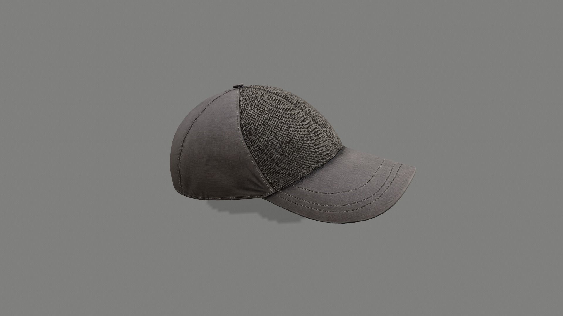 Baseball Cap 2 Low-poly 3D model_4
