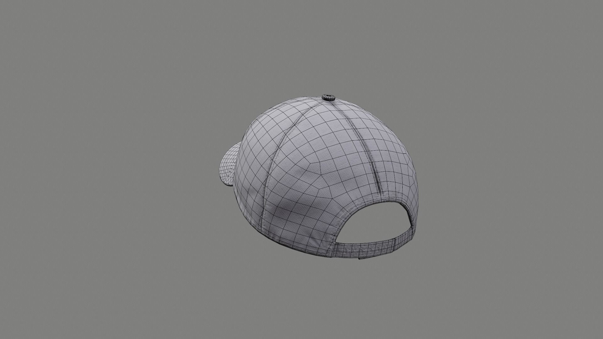 Baseball Cap 2 Low-poly 3D model_19