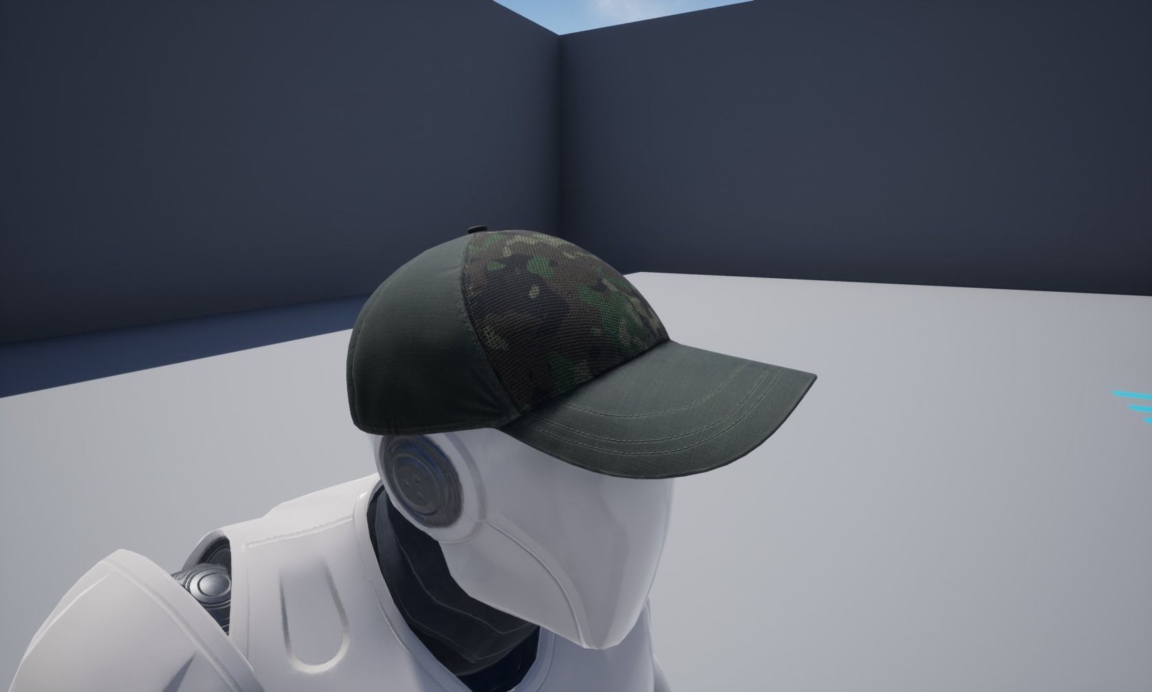 Baseball Cap 2 Low-poly 3D model_12
