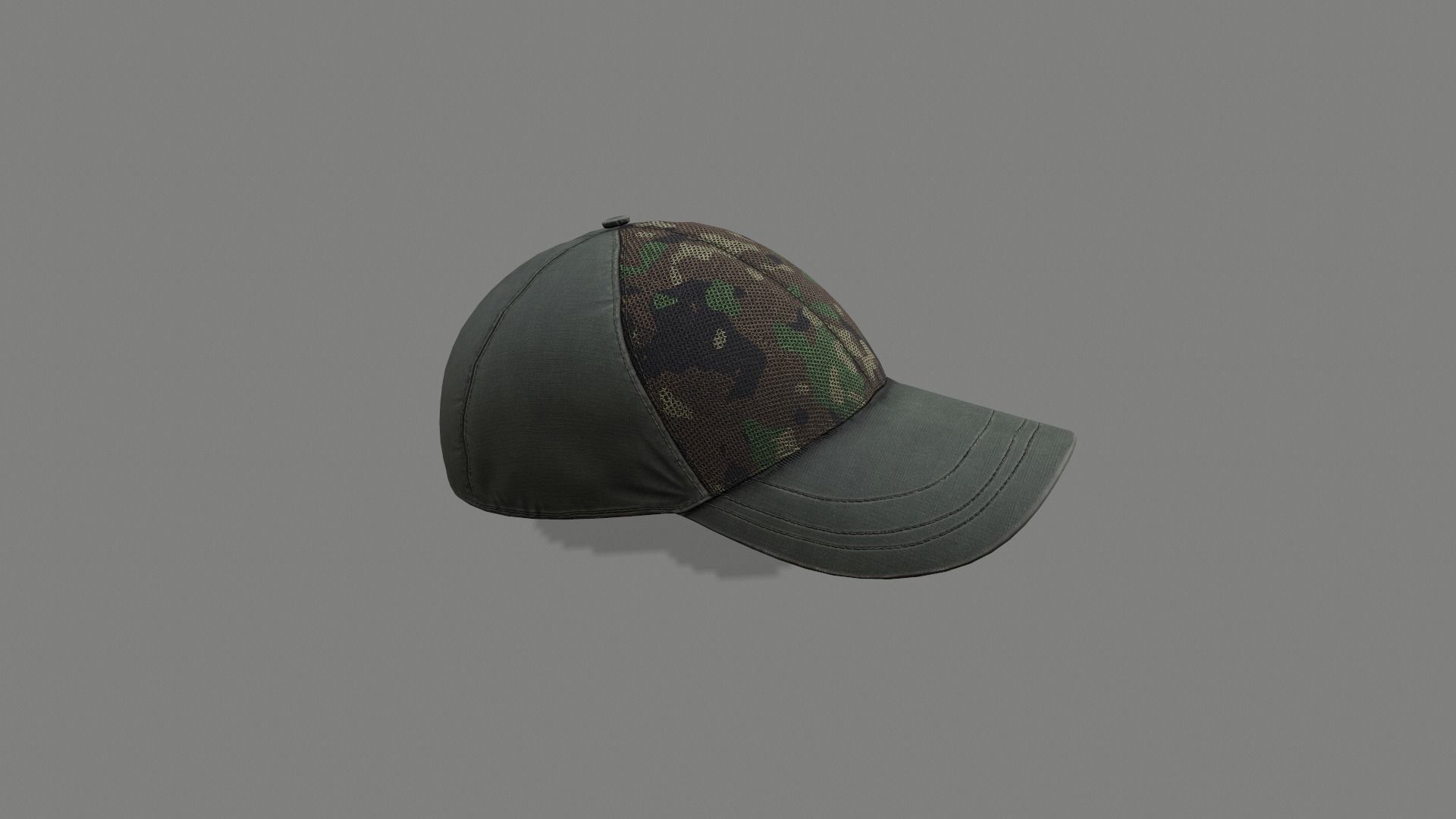 Baseball Cap 2 Low-poly 3D model_6