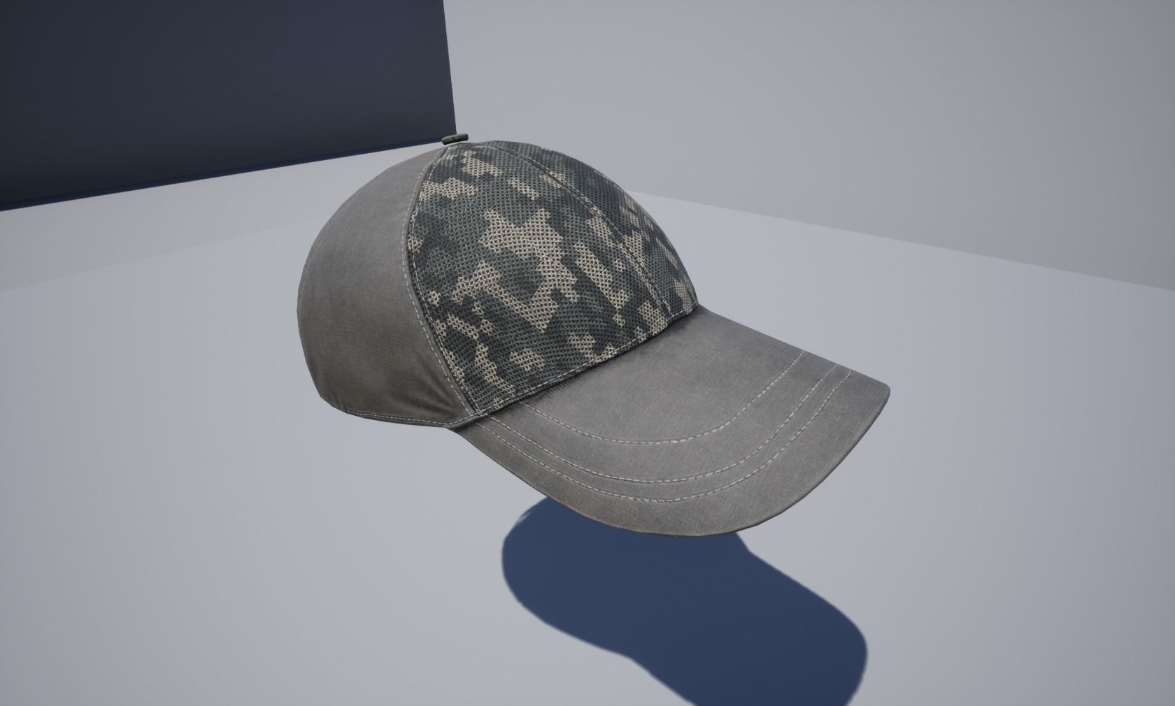Baseball Cap 2 Low-poly 3D model_13