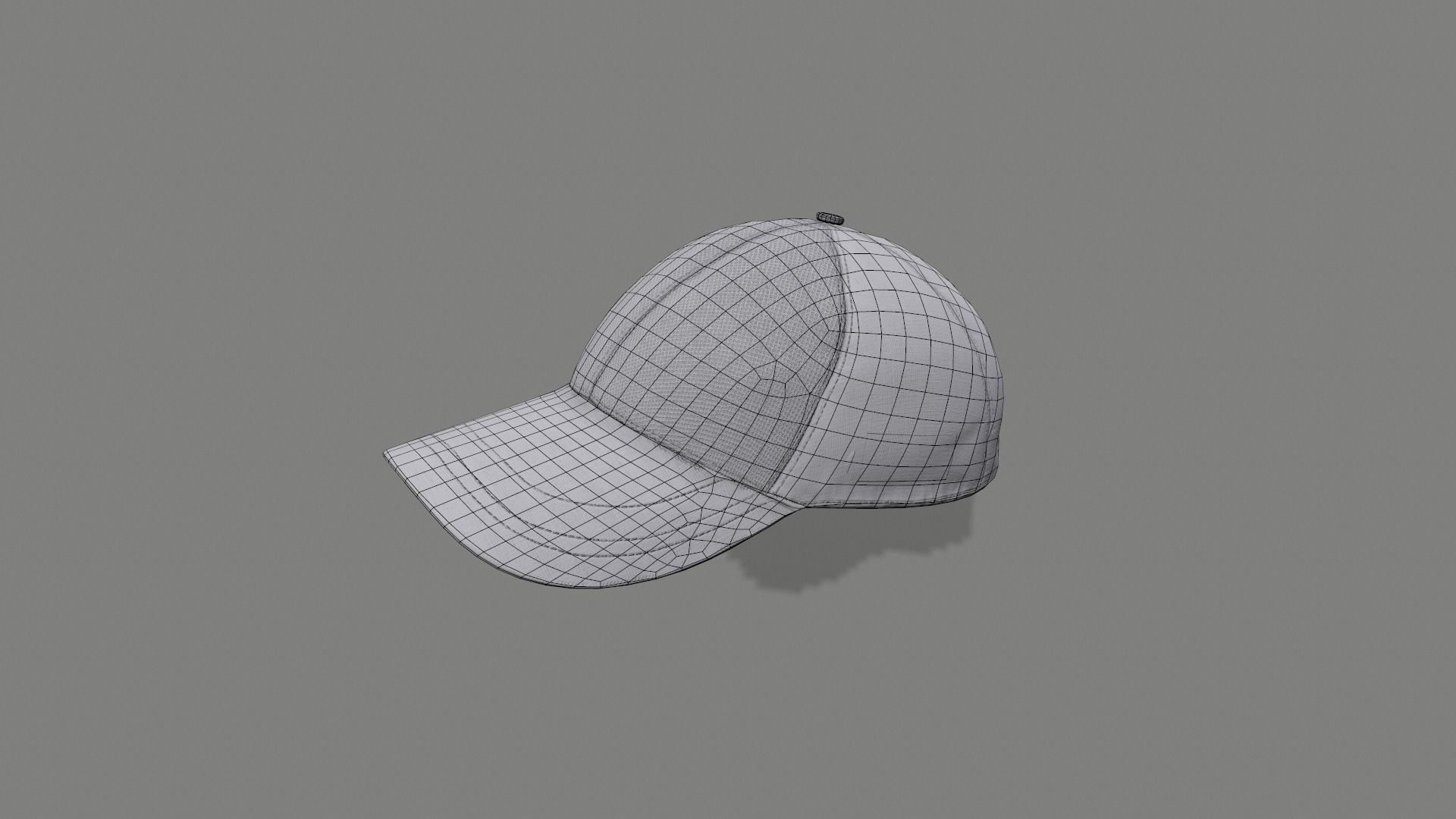 Baseball Cap 2 Low-poly 3D model_18