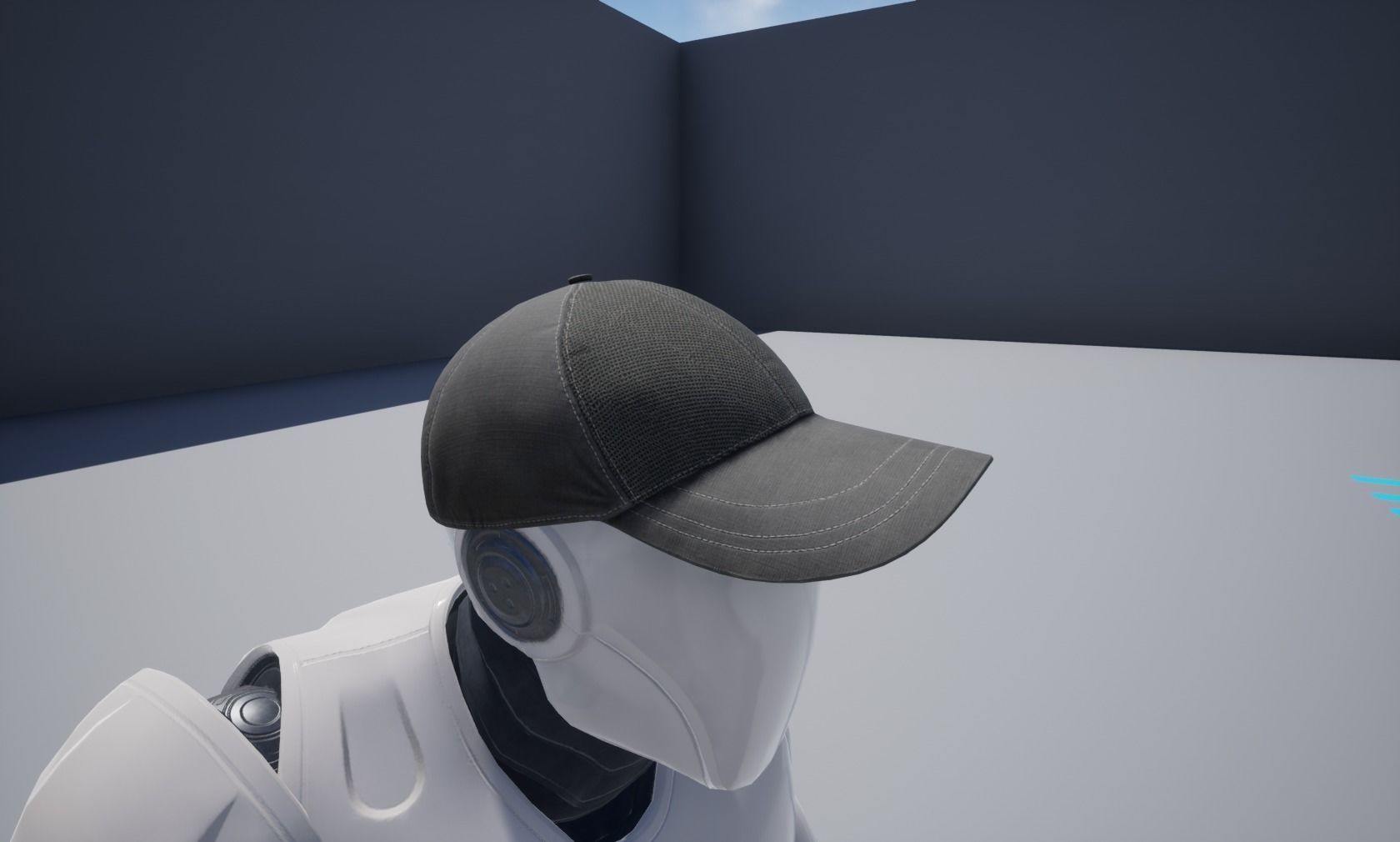 Baseball Cap 2 Low-poly 3D model_10