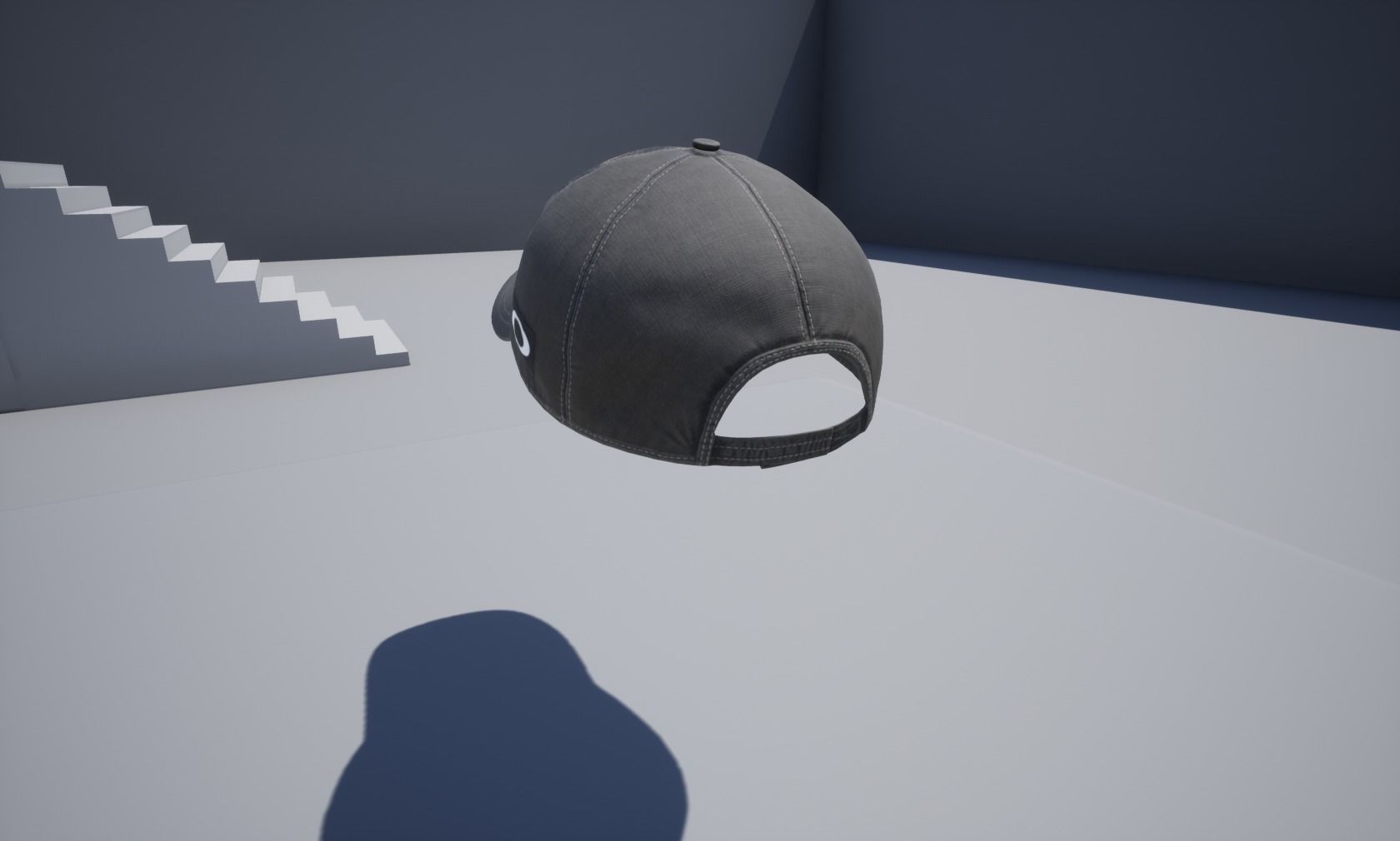 Baseball Cap 2 Low-poly 3D model_15