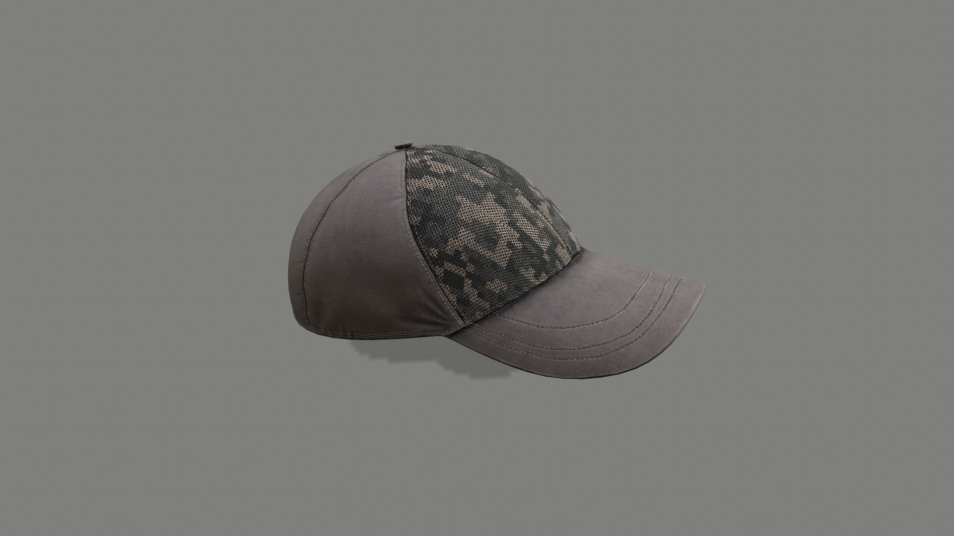 Baseball Cap 2 Low-poly 3D model_2