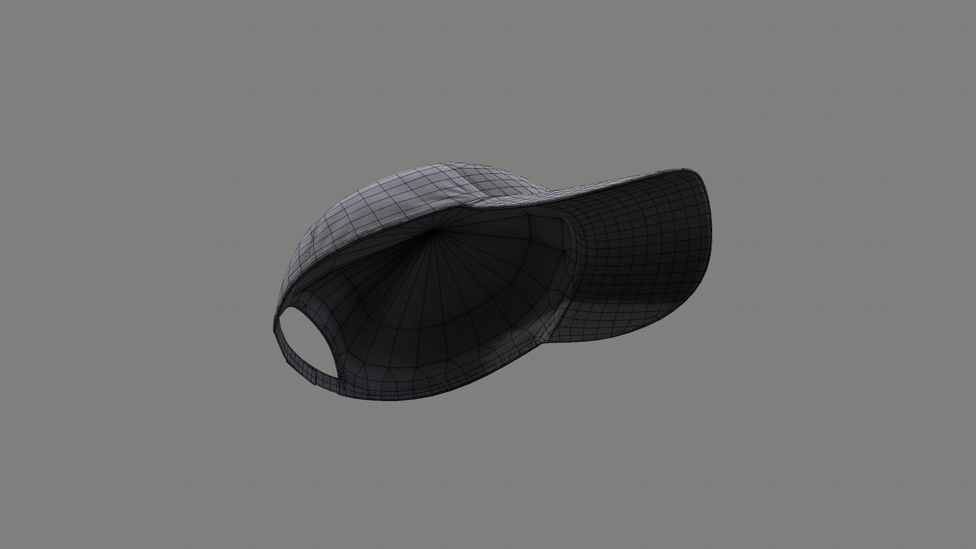 Baseball Cap 2 Low-poly 3D model_20