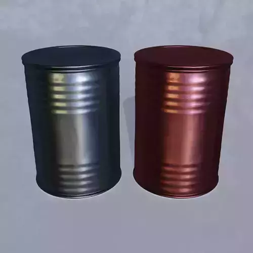 Barrel metal can