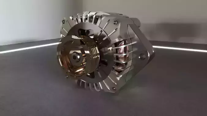 AutoGenerator car alternator on table