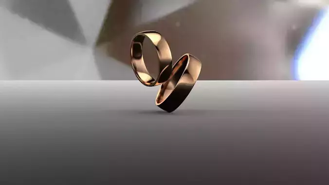 Pack 06 Simple wedding ring