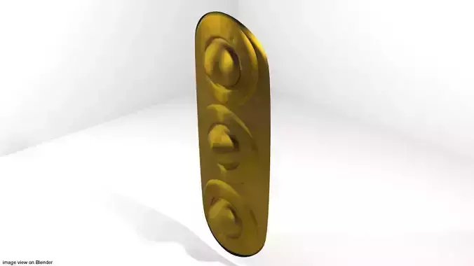 Personal Armor Shield - Medieval Battersea 3D model