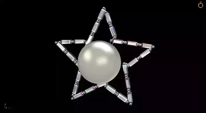 Star Baguette Earring V2