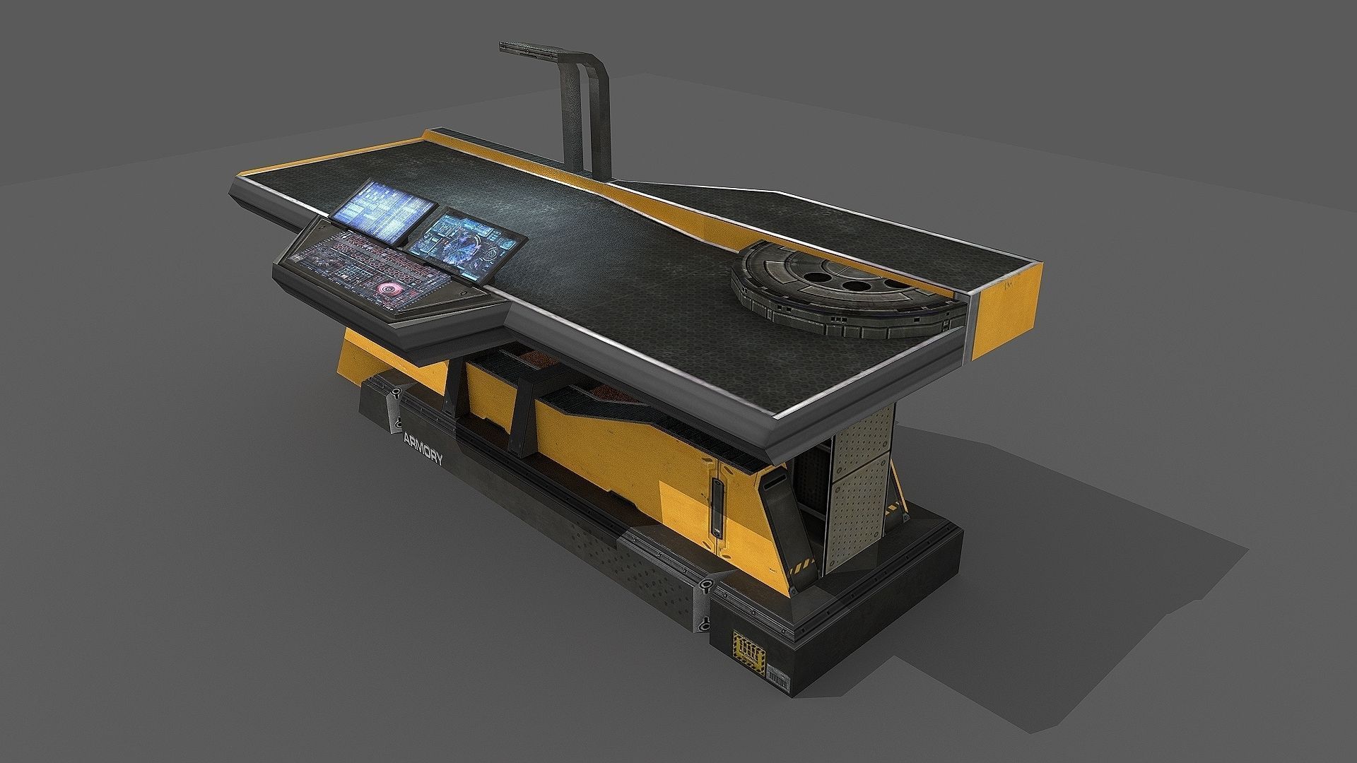 3D model Sci Fi Repair Table VR / AR / lowpoly CGTrader