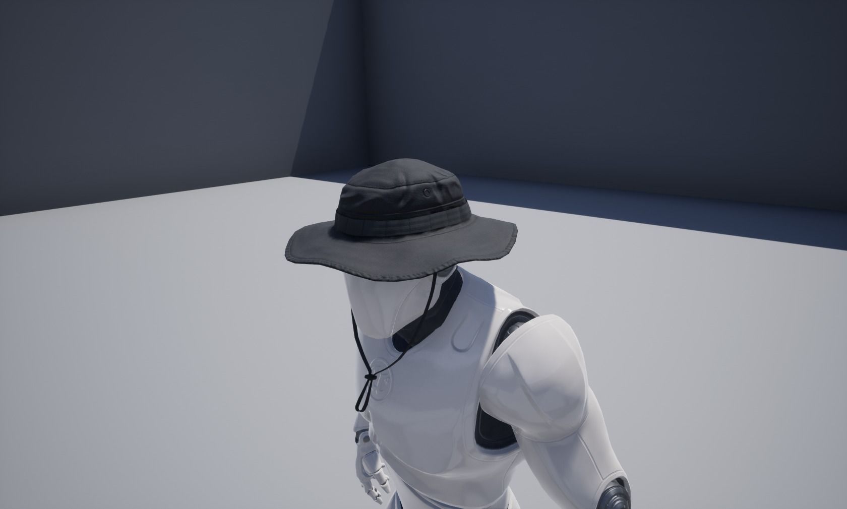 Boonie hat Low-poly 3D model_13