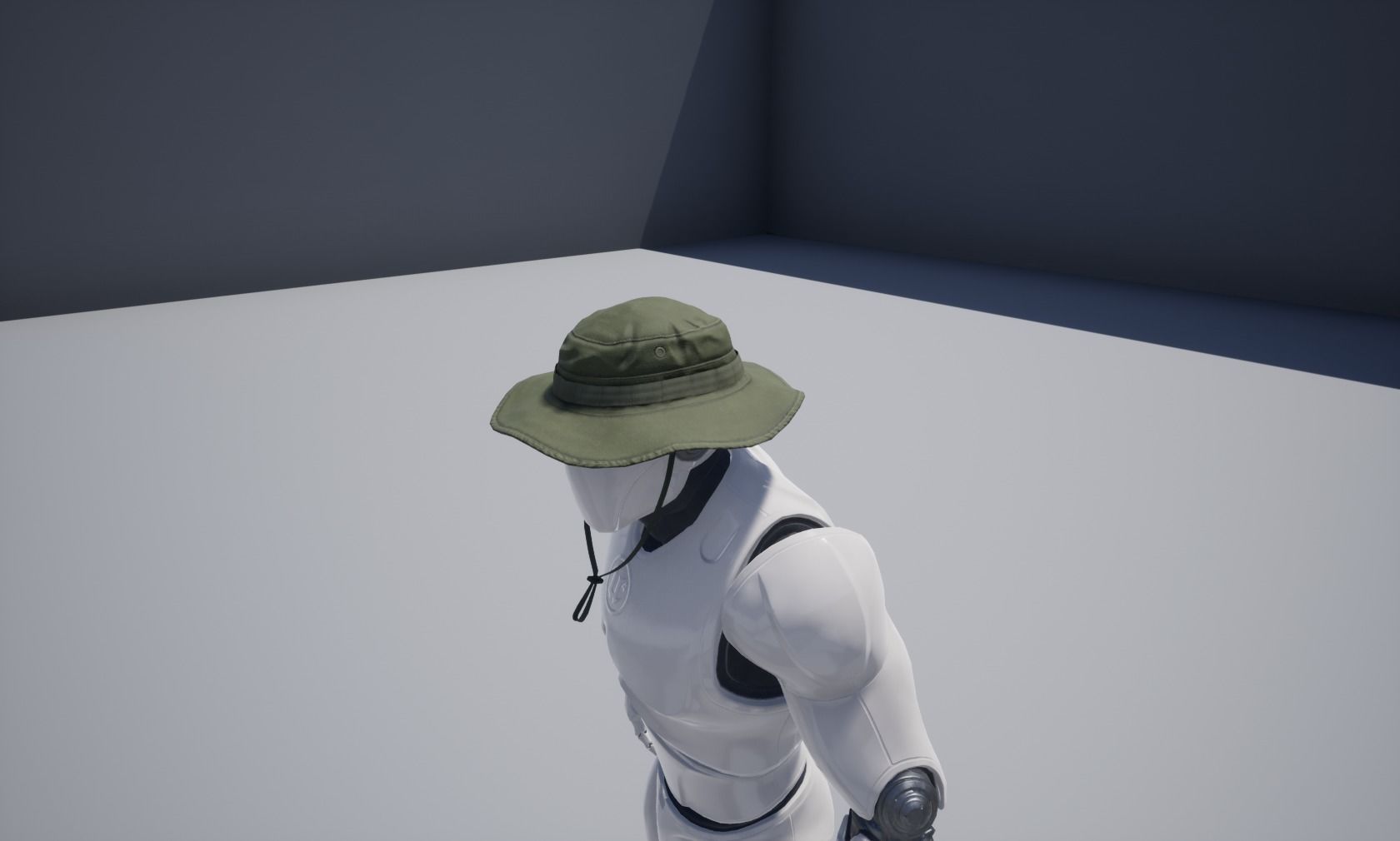 Boonie hat Low-poly 3D model_15