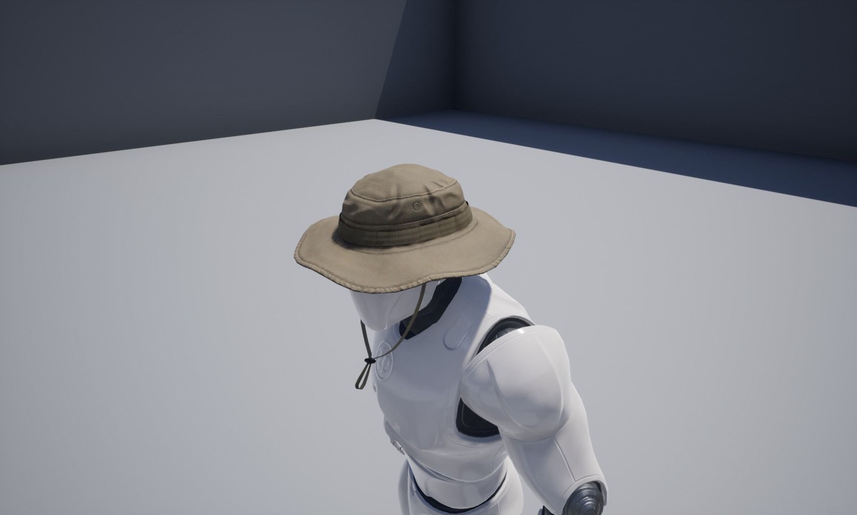 Boonie hat Low-poly 3D model_19