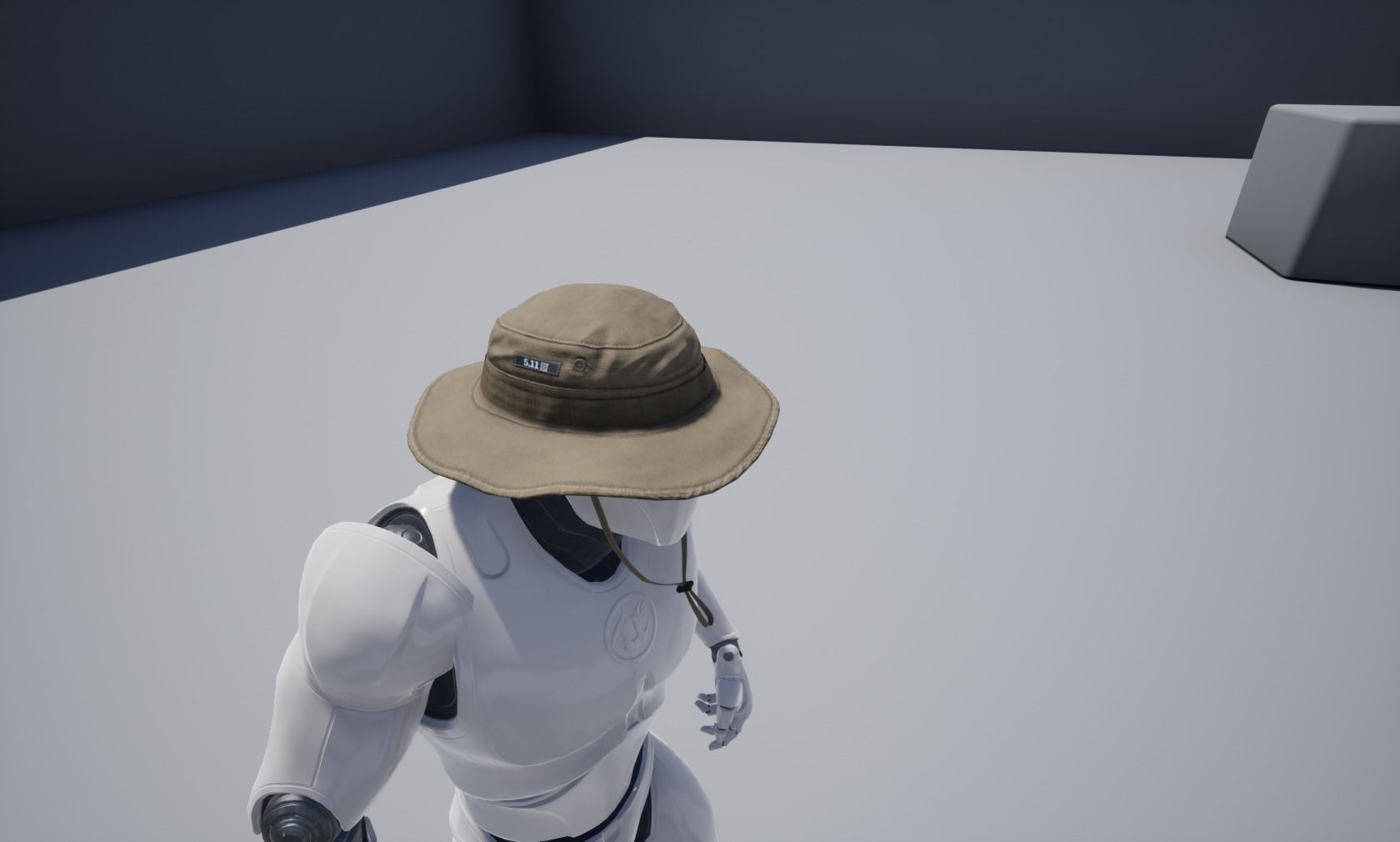 Boonie hat Low-poly 3D model_20