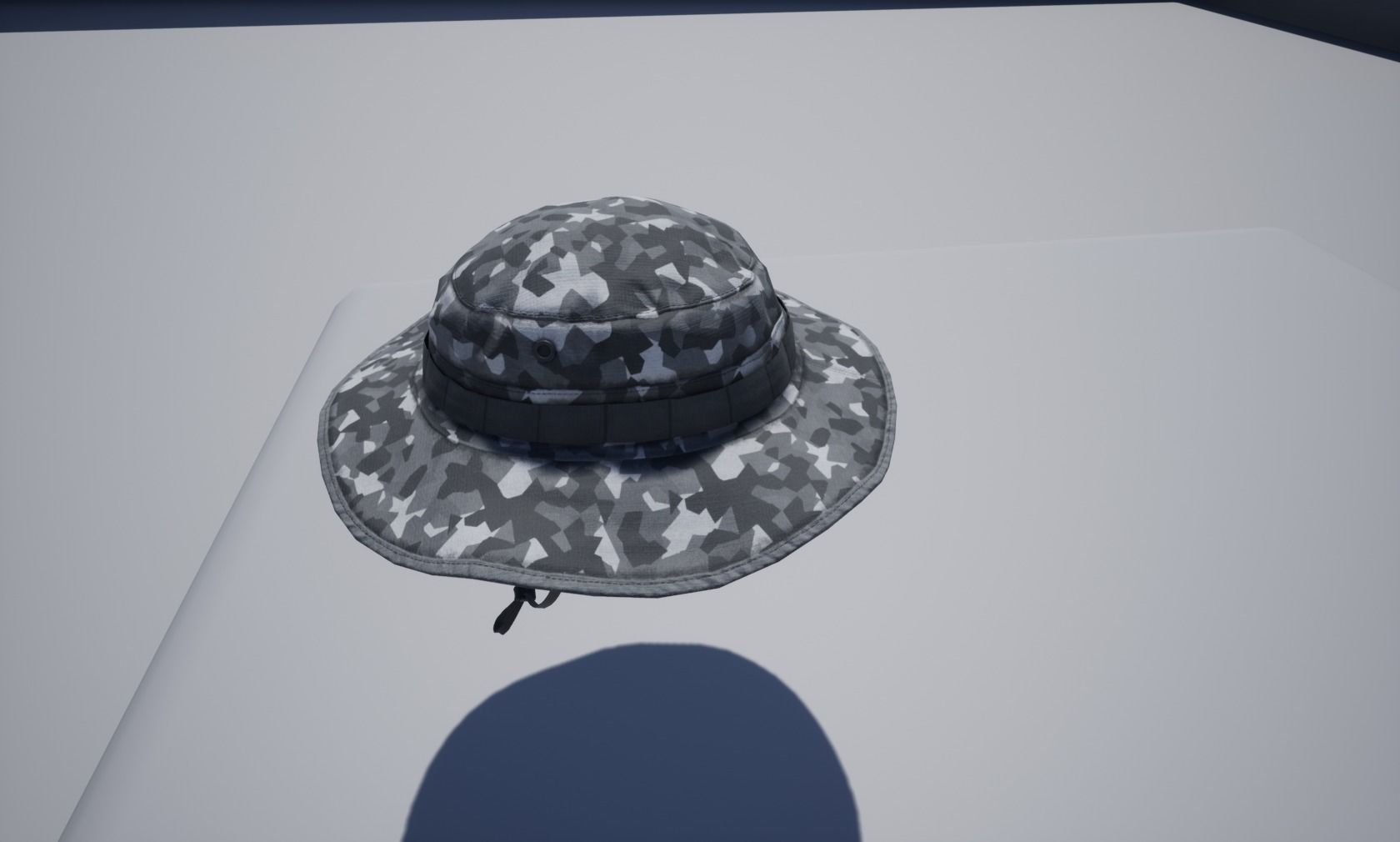 Boonie hat Low-poly 3D model_26