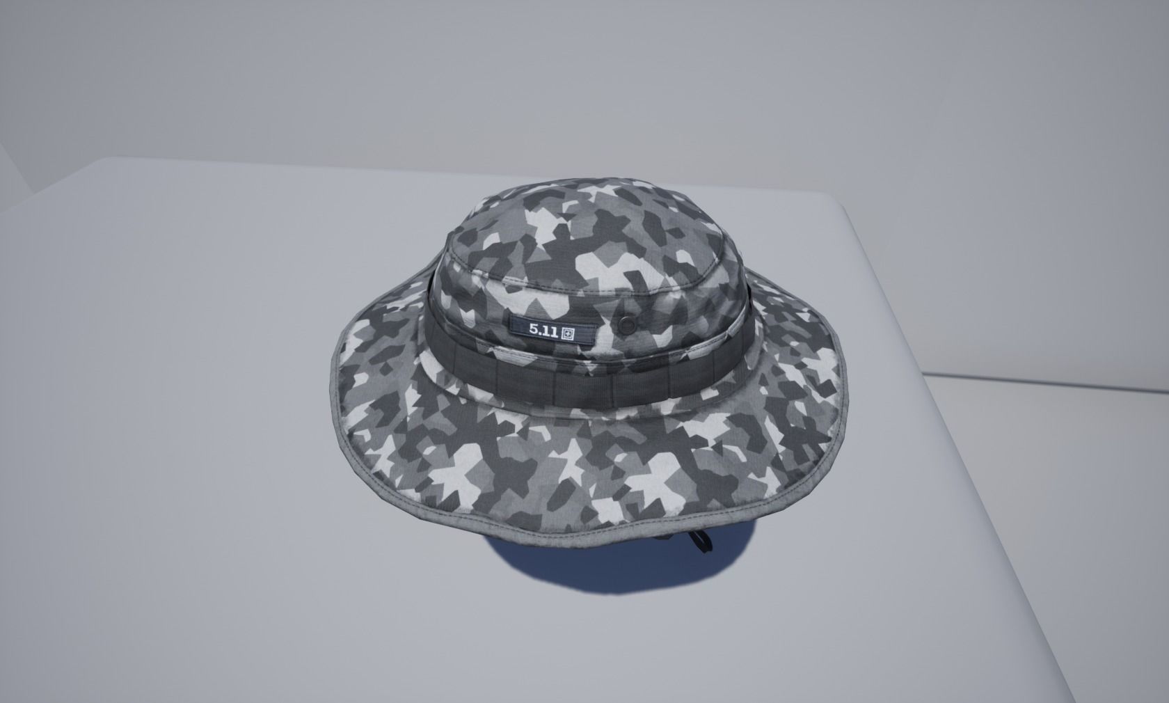 Boonie hat Low-poly 3D model_24