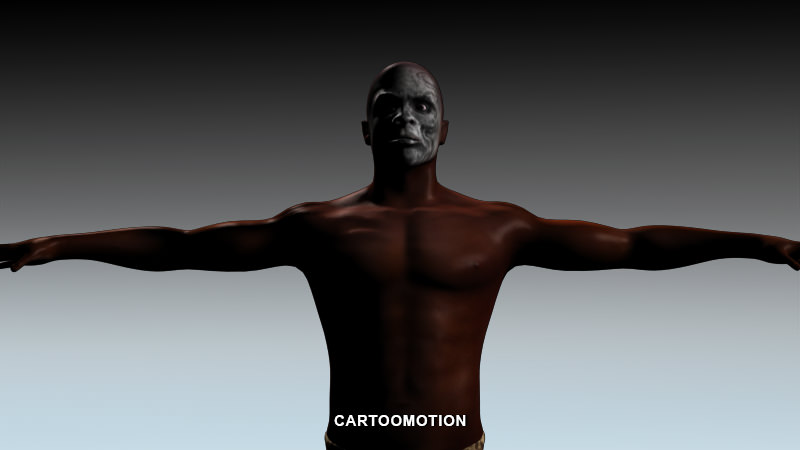 ZULU WARRIOR Low-poly 3D model_20