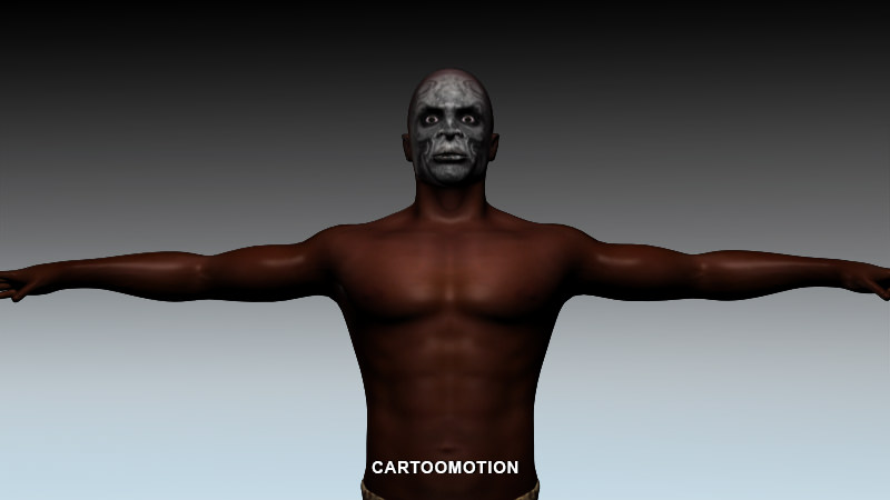 ZULU WARRIOR Low-poly 3D model_17