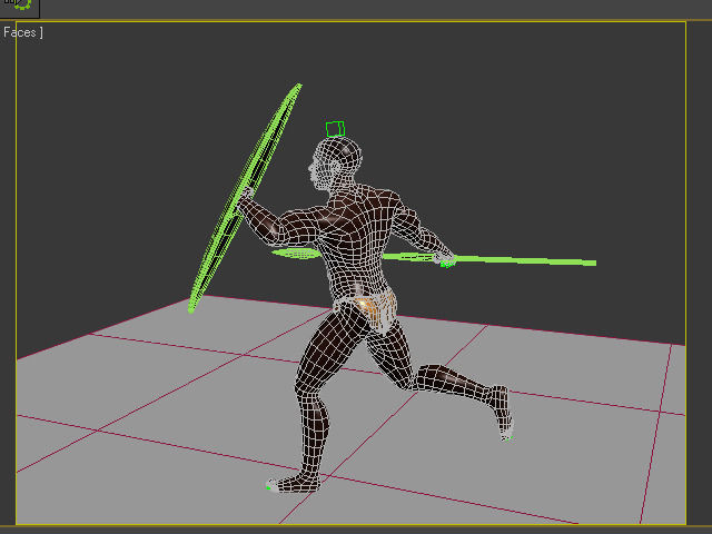 ZULU WARRIOR Low-poly 3D model_25