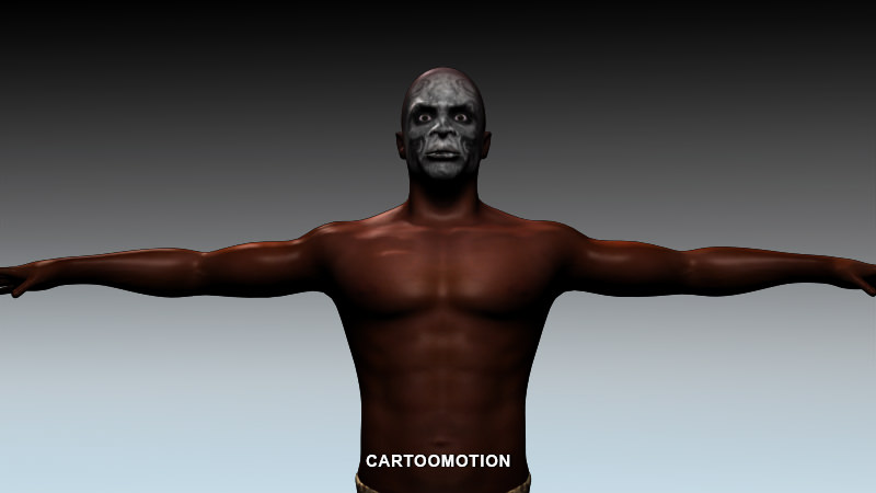 ZULU WARRIOR Low-poly 3D model_19