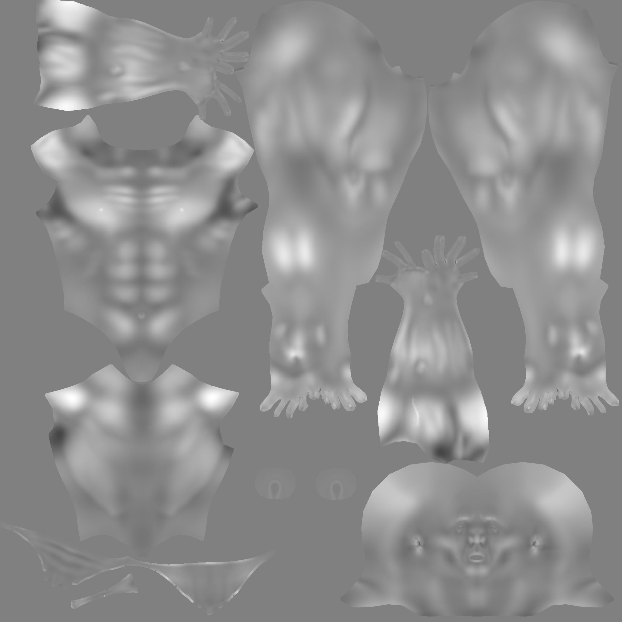 ZULU WARRIOR Low-poly 3D model_27