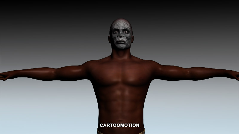 ZULU WARRIOR Low-poly 3D model_18