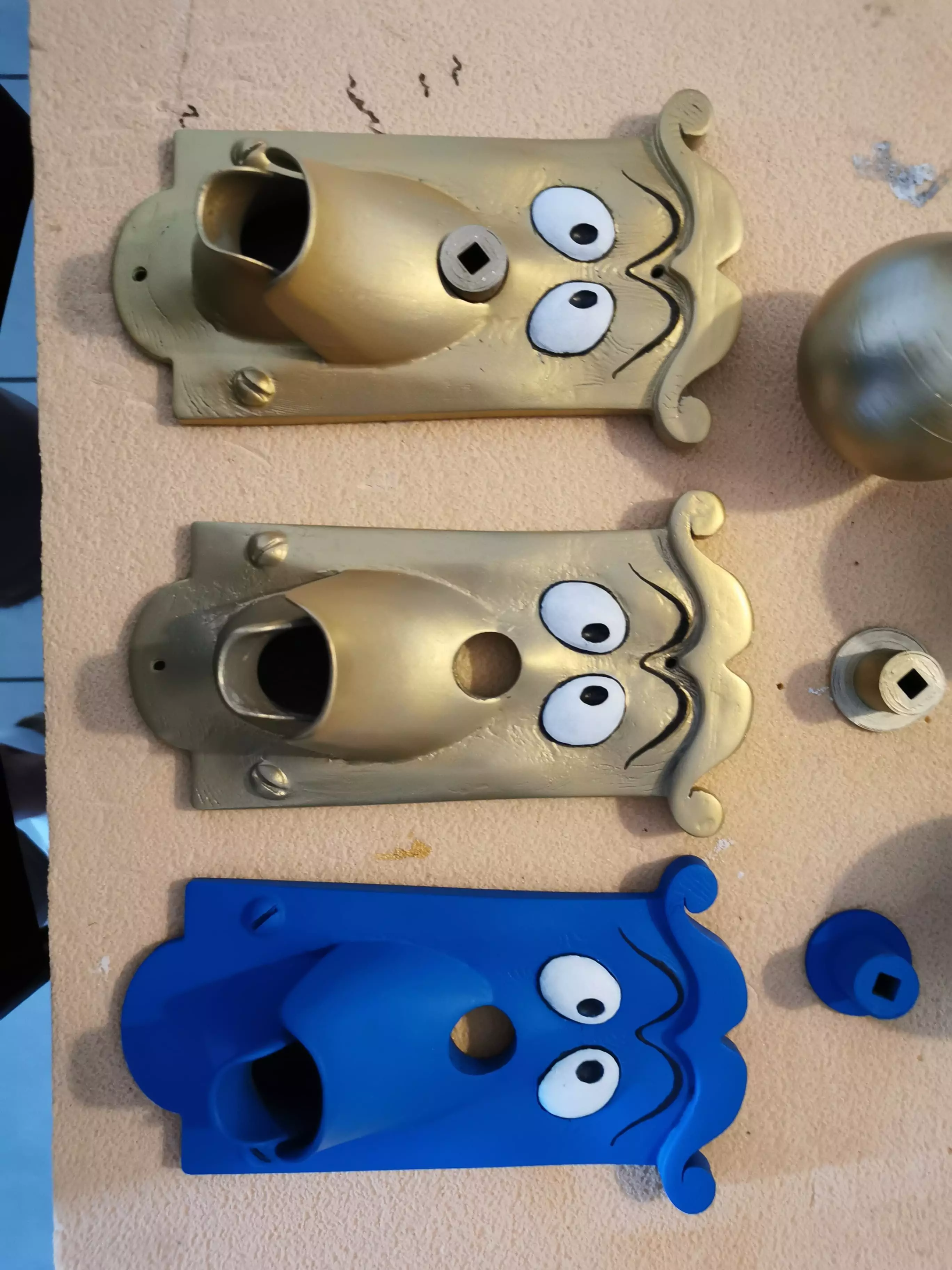 poignee de porte alice aux pays des merveilles 3D print model_0