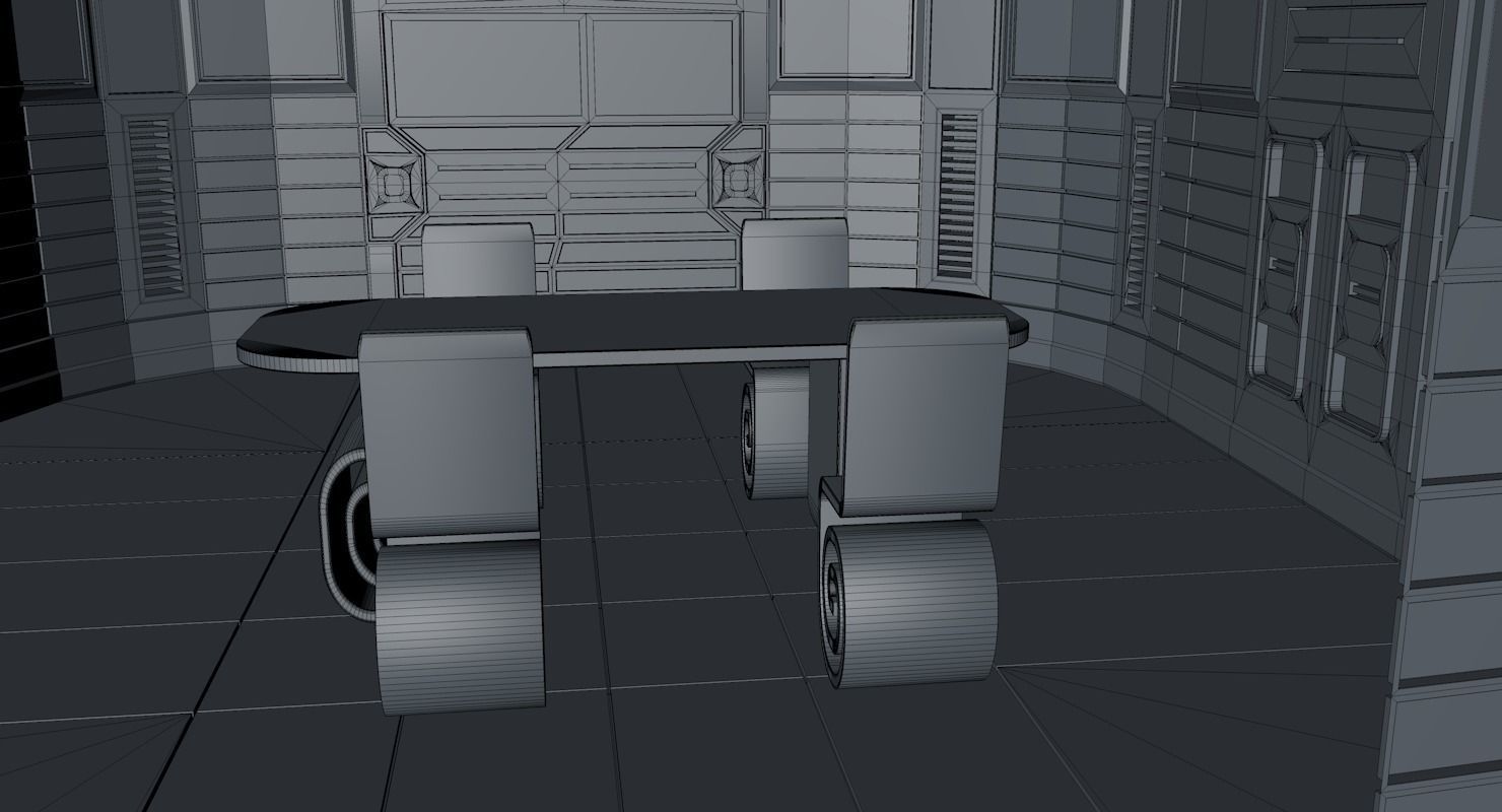 Sci Fi Meeting Room 3D model_7