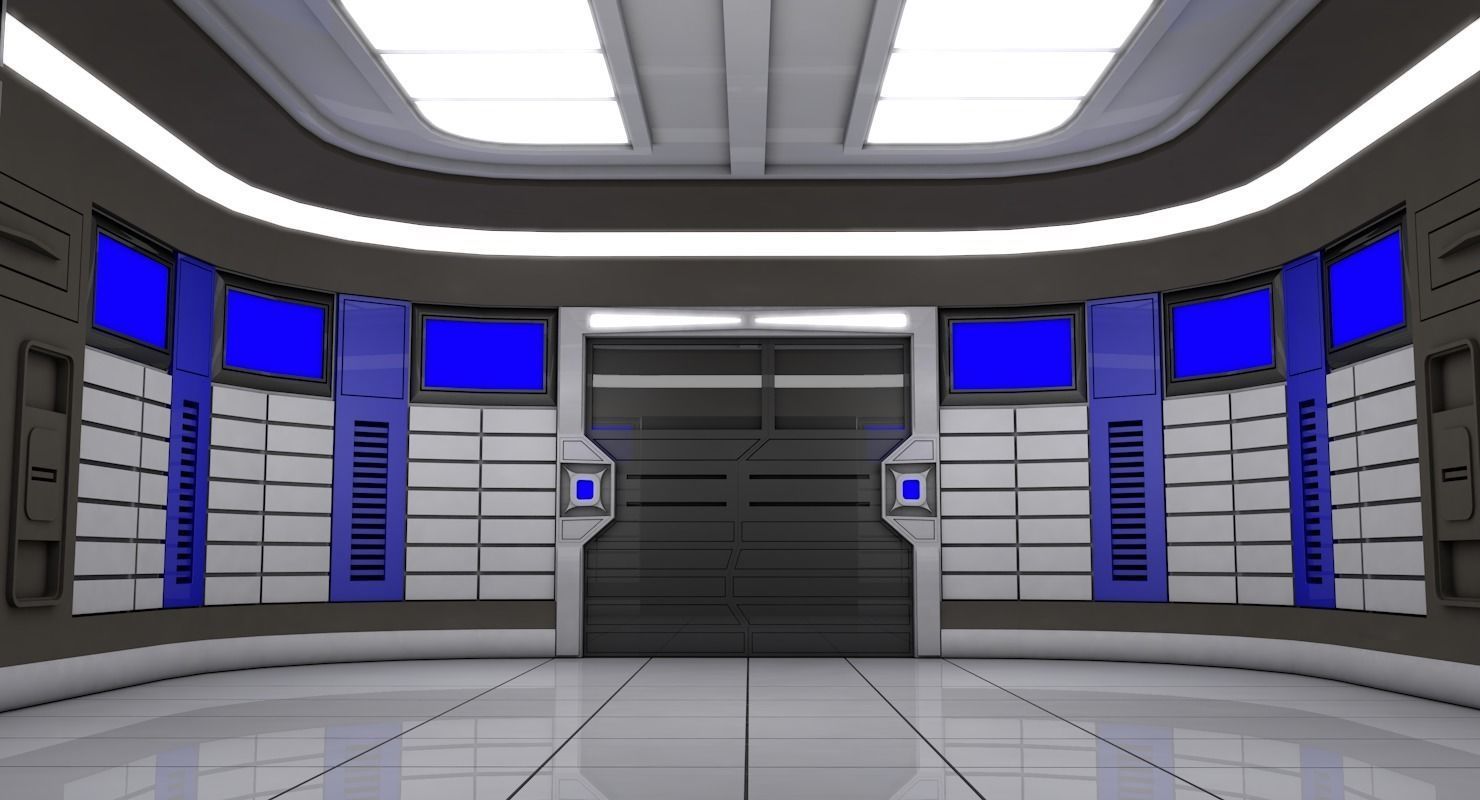 Sci Fi Meeting Room 3D model_6