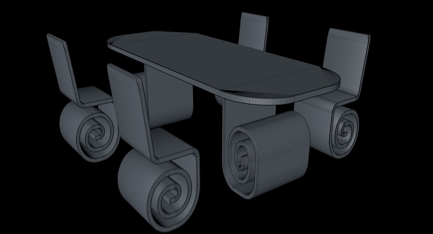 Sci Fi Meeting Room 3D model_13