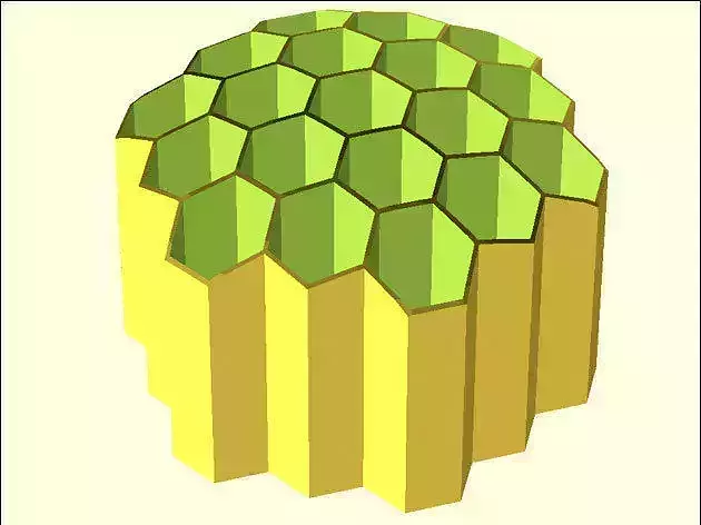 Customizable Honeycomb Pencil Holder