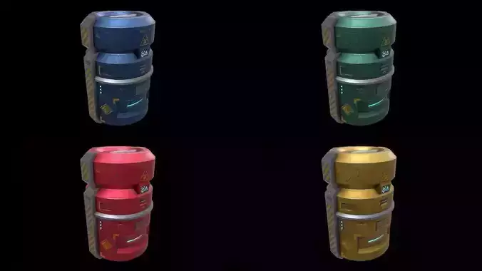 Scifi Crate Openable Door