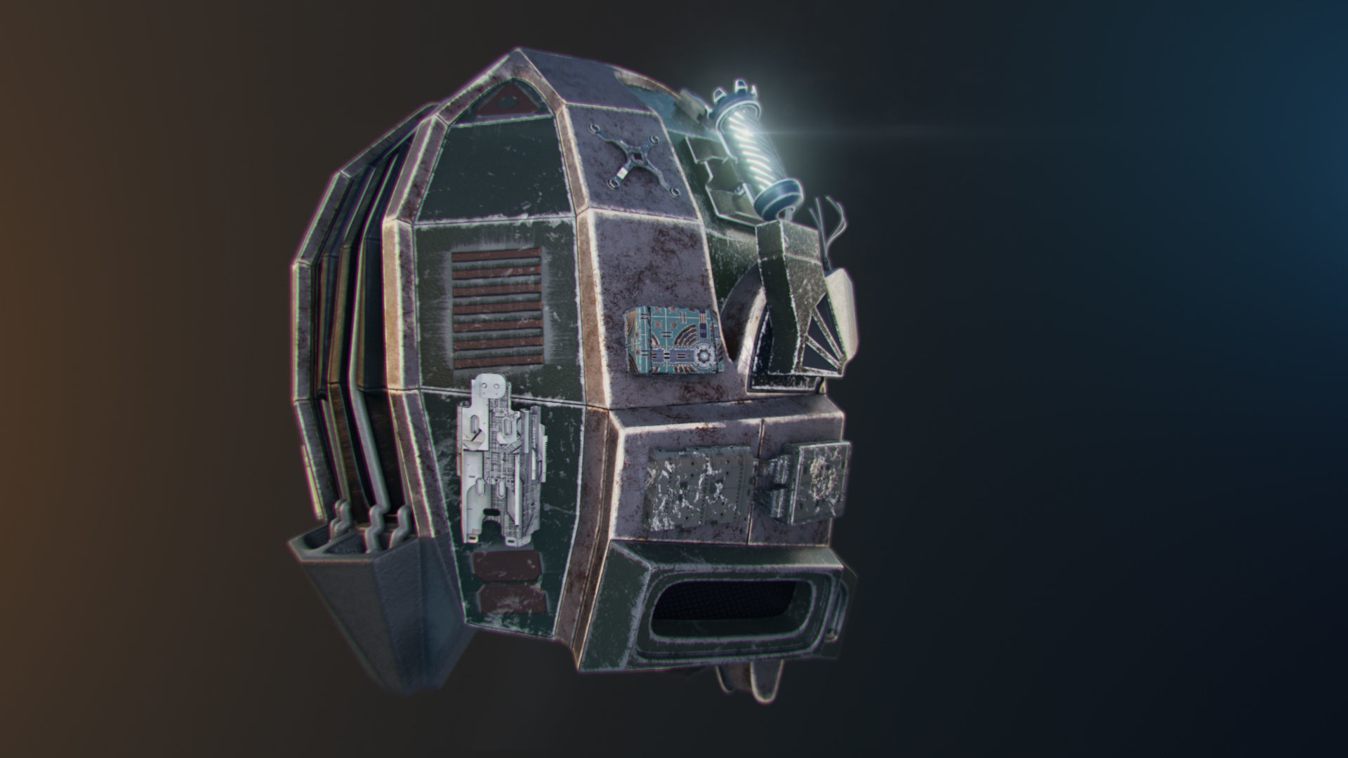 Star wars helmet 3d model 3D model_2