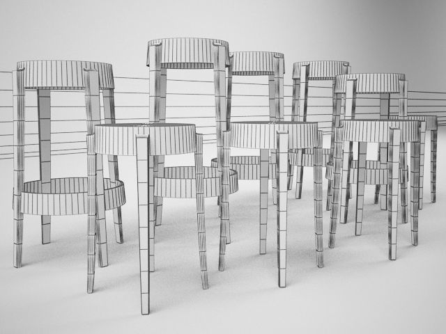 KARTELL CHARLES GHOST 3D model_5