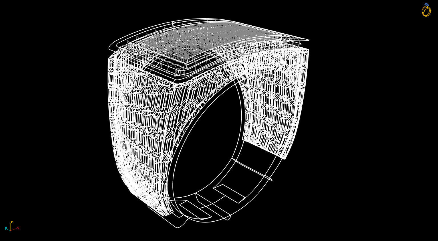 Texture Ring 3D print model_13