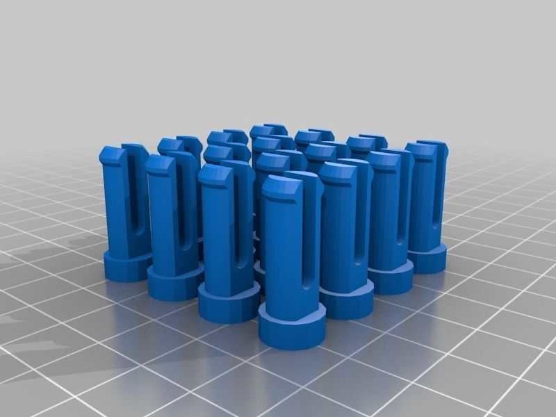 Parametric Round Knitting Loom Free 3D print model_4