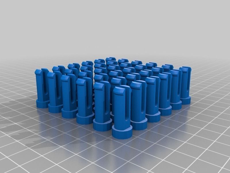 Parametric Round Knitting Loom Free 3D print model_1