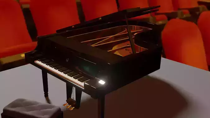 piano-1 piano in auditorium