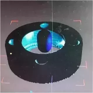 Modeling ball bearing on computer screen 3D model