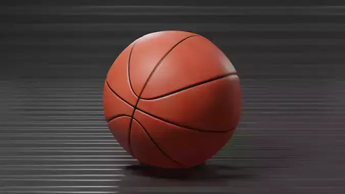 Basketball lowpoly ball
