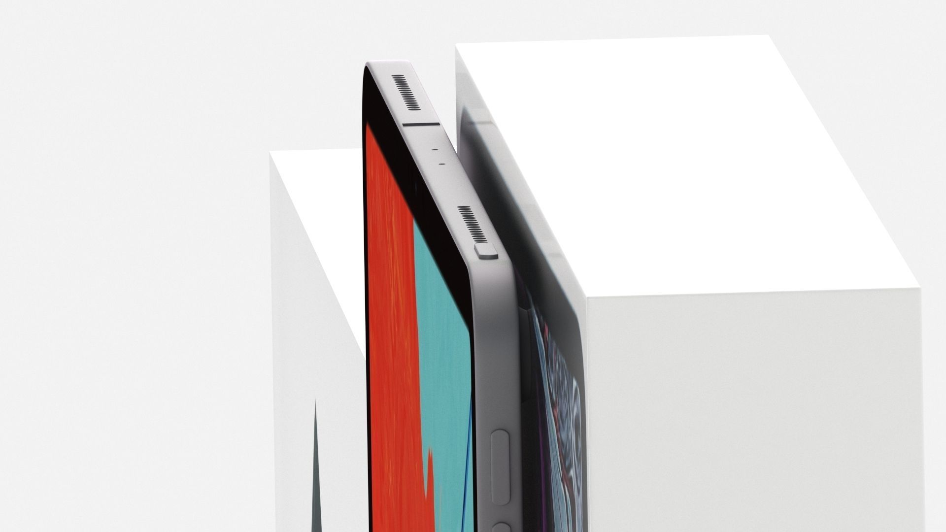 Apple iPad Pro 12-9 Inch Smart Keyboard Pencil Bundle With Box 3D model_9