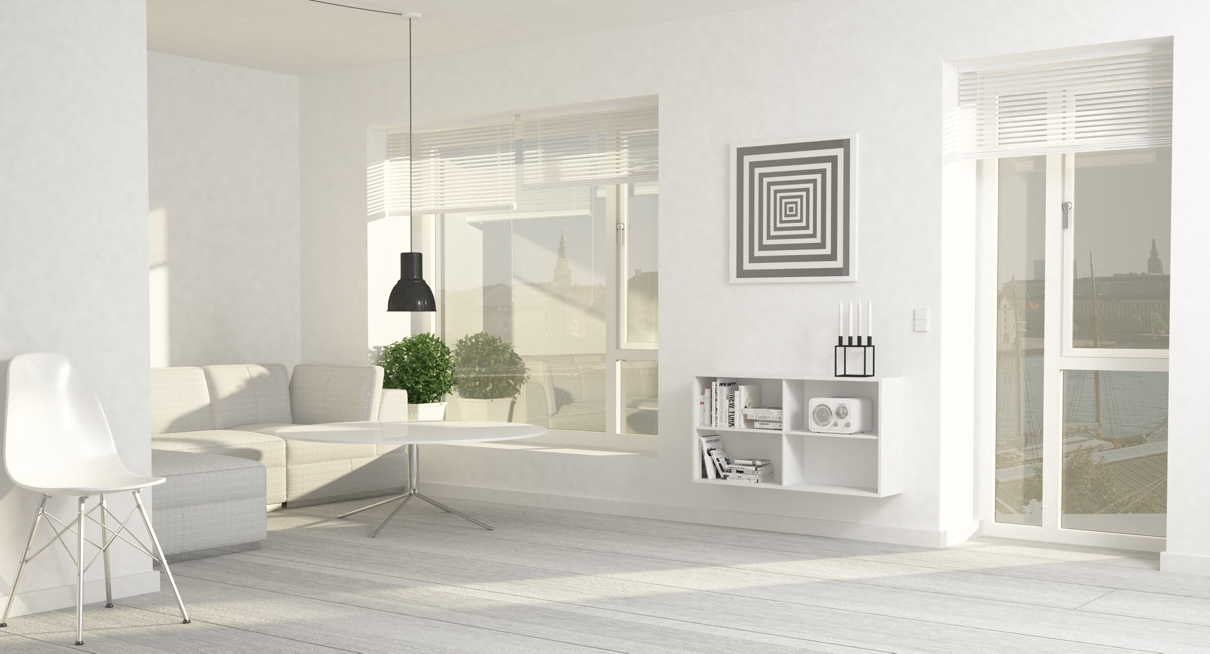 Modern Living Room Interior 001 3D model_1