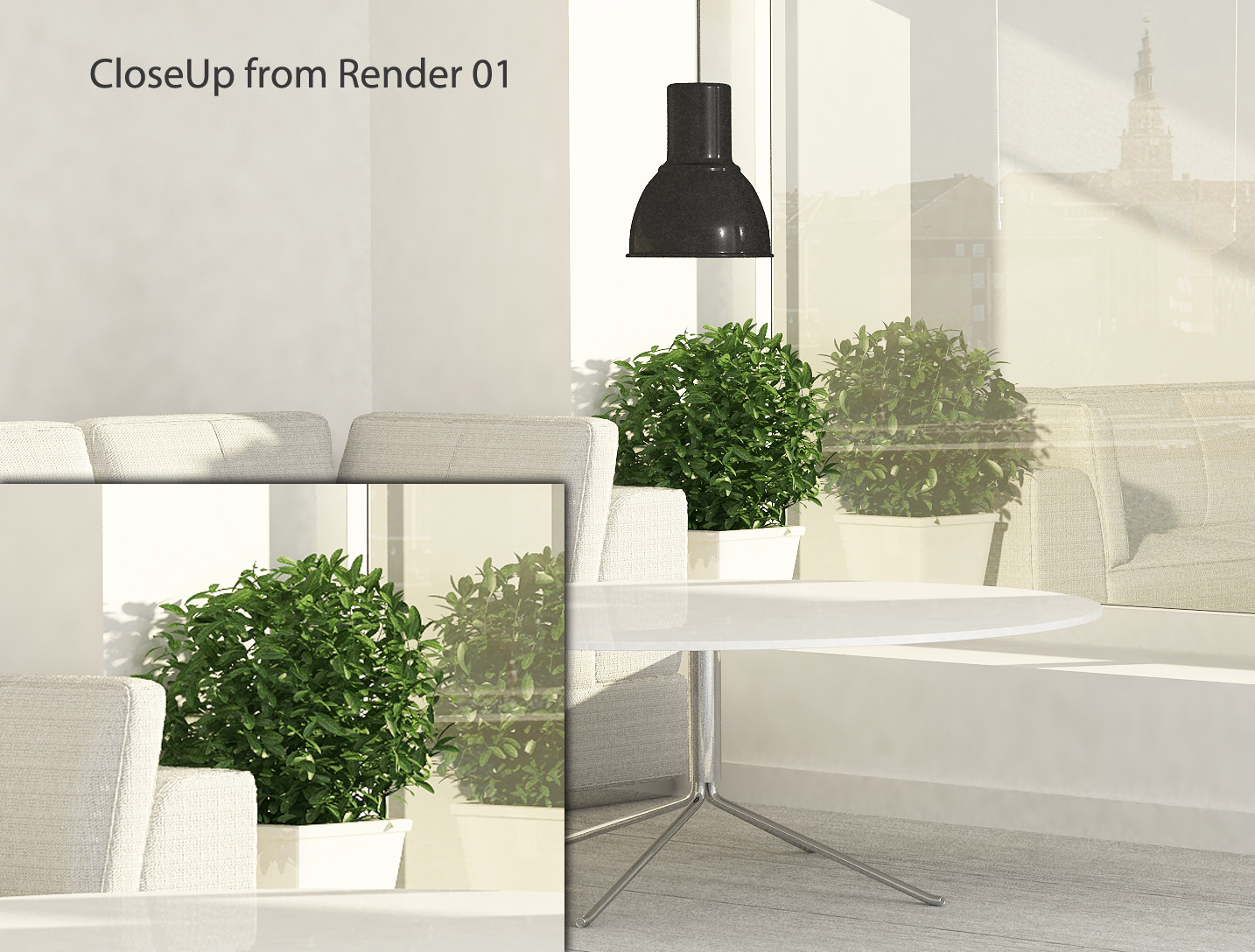 Modern Living Room Interior 001 3D model_3