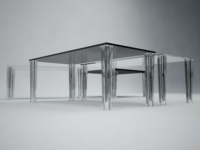 KARTELL TOP TOP DINING TABLE 3D model_2
