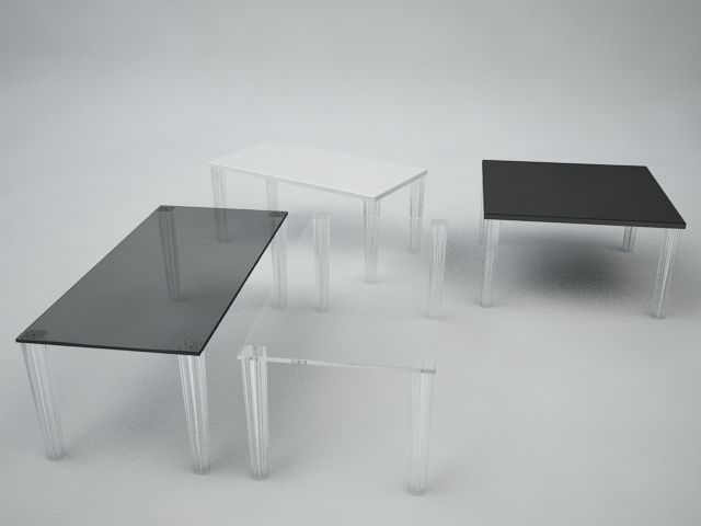 KARTELL TOP TOP DINING TABLE 3D model_1