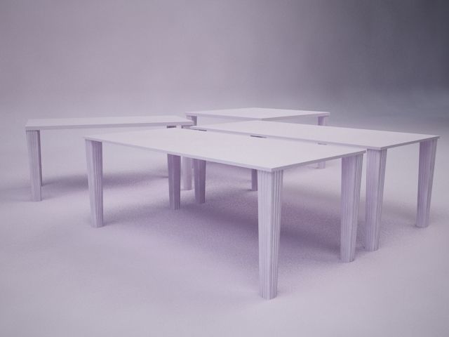 KARTELL TOP TOP DINING TABLE 3D model_5