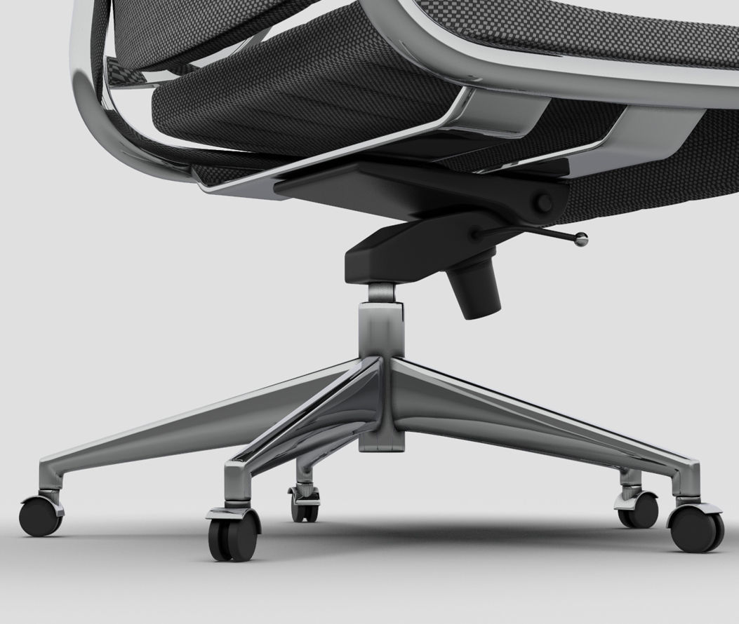 Comfortable Office Chair 3D model_1