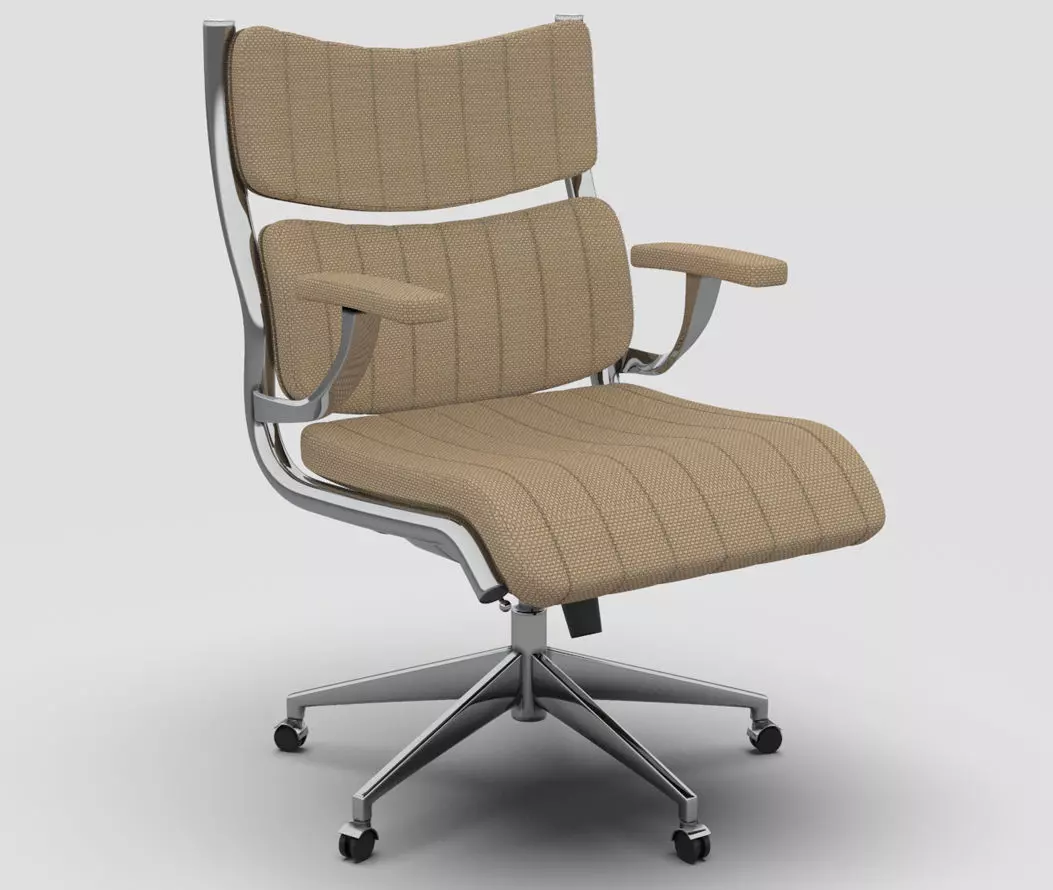 Comfortable Office Chair 3D model_0